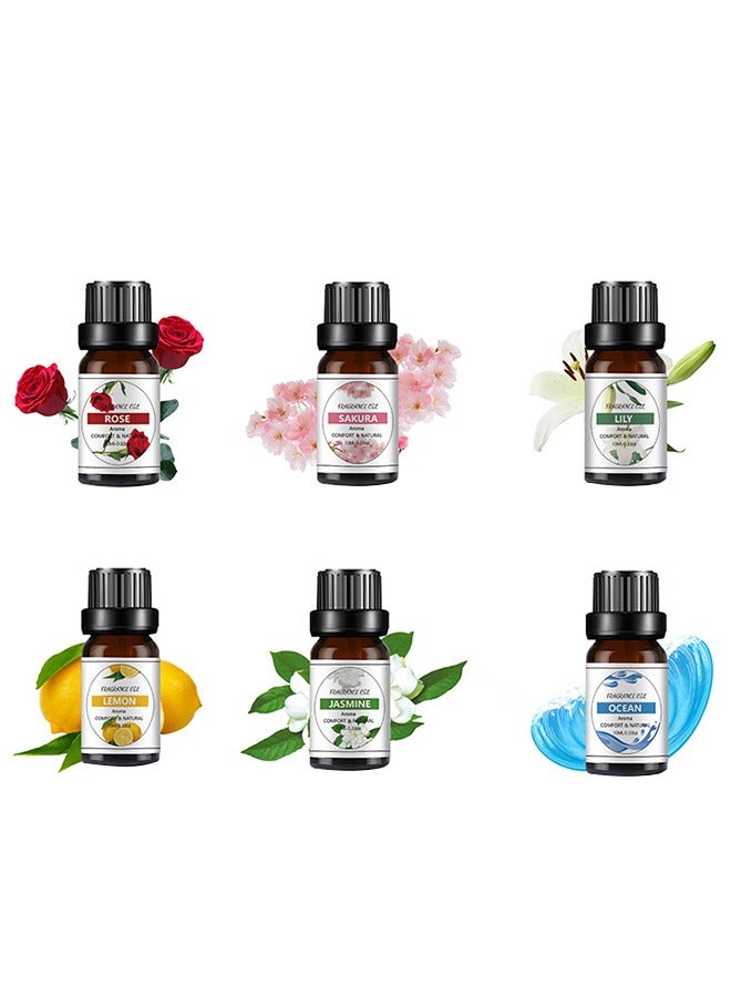 100% Pure 6-Pack Aromatherapy Essential Oils Therapeutic Grade Essential Oils Gift Set - Image 2